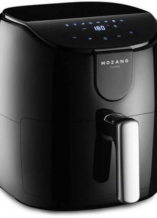 Аэрофритюрница, аэрогриль, мультипечь безмасляная mozano agd/fry/01#sre (1500 вт, 4 л, 8 авто программ)