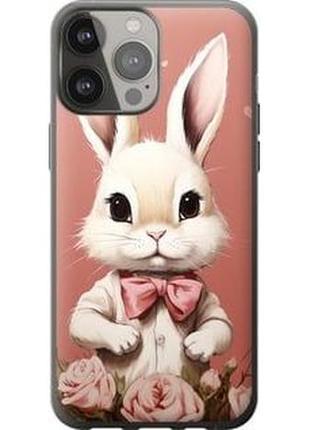 Чехол на iphone 13 pro max зайчик из пластика fch_0005600