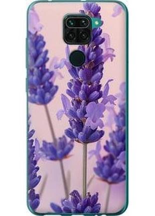 Чехол на xiaomi redmi note 9 лаванда из пластика fch_0135705