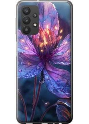 Чехол на samsung galaxy a32 a325f магический цветок из силикона fch_0137906