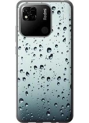 Чехол на xiaomi redmi 10a стекло в каплях из силикона fch_0019490
