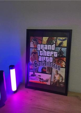 Постер на замовлення у рамці / друк плаката а3 на замовлення у рамці / рамка а3 чорна, зі склом / 30x42 см