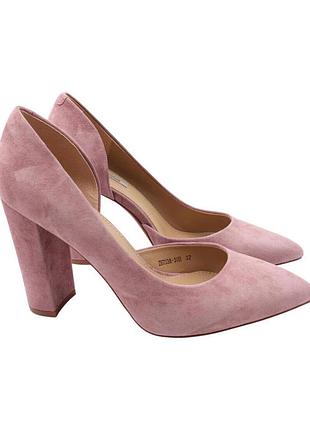 Туфлі жіночі anemone рожеві натуральна замша, 39