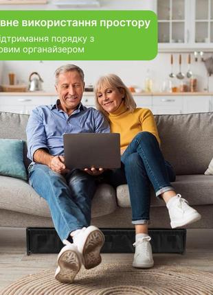 Контейнер для зберігання під ліжком. підліжковий органайзер для зберігання речей з...