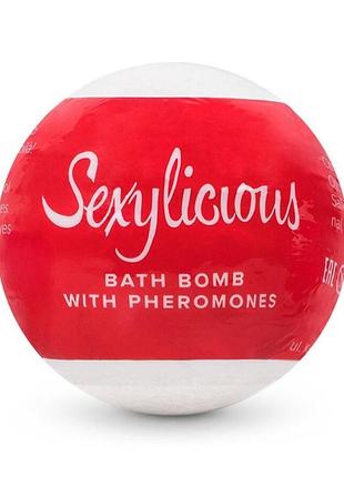 Бомбочка для ванни з феромонами obsessive bath bomb with pheromones sexy (100 г)