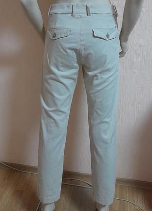 Шикарные бежевые джинсы брюки чинос pierre cardin antibes w31 l32 made in egypt6 фото