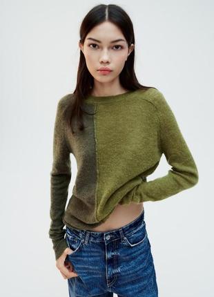 Трикотажный свечер color block s, m