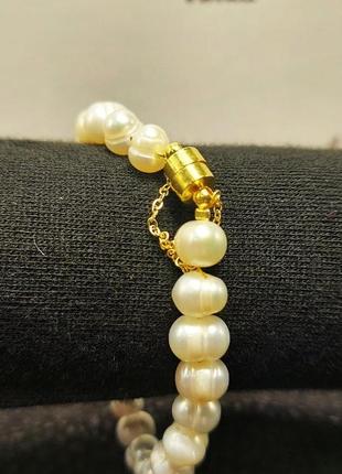 Браслет из натуральных пресноводных жемчужин