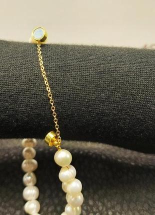 Браслет из натуральных пресноводных жемчужин