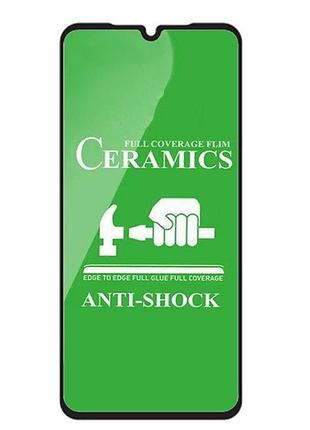 Защитное стекло-пленка fiji ceramics для xiaomi mi play черный full glue 0,26 мм в упаковке