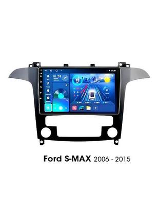 Магнитола android ford s-max 2006-2015, 2/32, 8 ядер, carplay, слот под сим-карту + рамка!1 фото