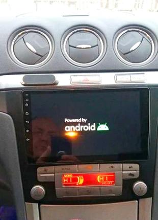 Магнитола android ford s-max 2006-2015, 2/32, 8 ядер, carplay, слот под сим-карту + рамка!4 фото