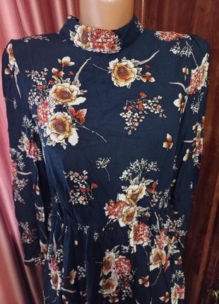 Платье в цветочный принт 4