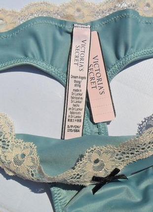 Атласные трусики стринги  виктория сикрет victoria's secret5 фото
