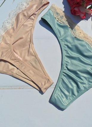 Атласные трусики стринги  виктория сикрет victoria's secret2 фото