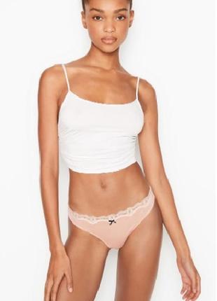 Атласные трусики стринги  виктория сикрет victoria's secret9 фото