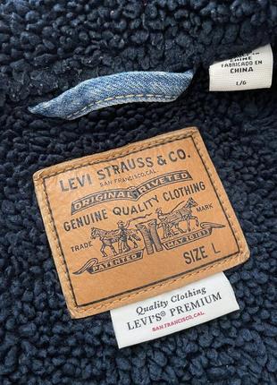 Джинсова шерпа levi’s 6