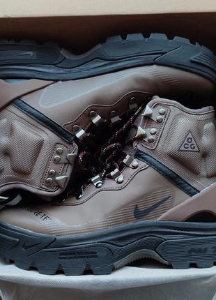 Nike acg zoom rose gore-tex trails end brown ботинки найк кроссовки гортекс