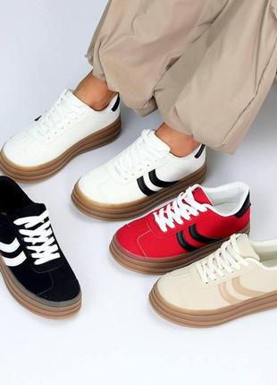 Кеди жіночі на потовщеній підошві 36-41