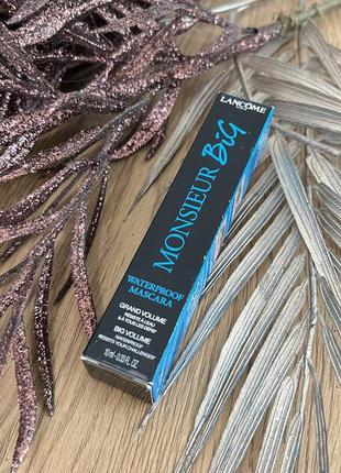 Оригинальный тушь для ресниц lancome monsieur big waterproof mascara 01 black