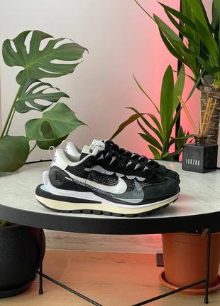 Мужские кроссовки найк nike vaporwaffle sport fuschia x boot black