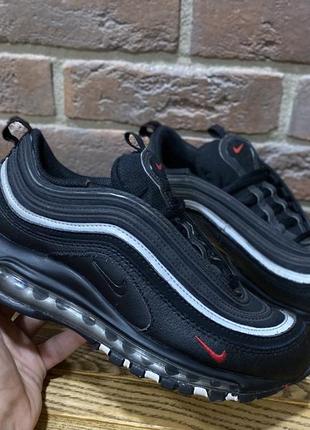 nike air max 97 black silver red 1300 170347609