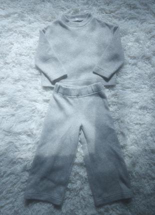 Стильний теплий костюм на 3-4р