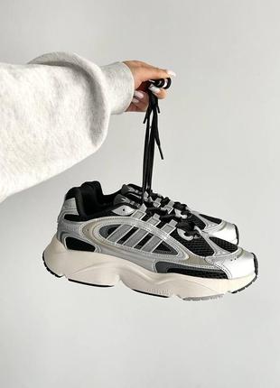 Чоловічі кросівки adidas ozmillen black silver white3 фото