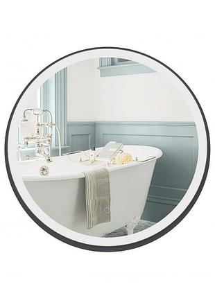 Дзеркало qtap robin r600 з led-підсвічуванням touch, з антизапотіванням, з димером, рег. темп. кольору