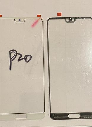 Huawei p20 / eml- l09 / eml- l29 скло для ремонту дисплея white