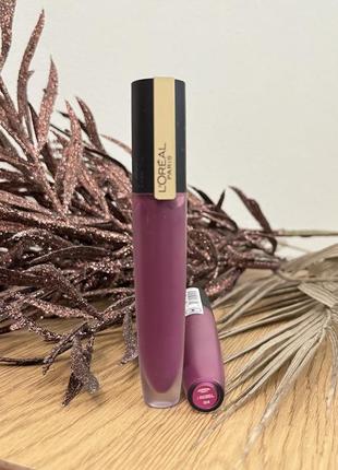 Оригинальный loreal лореаль l'oreal paris rouge signature матовая стойкая жидкая помада для губ 104 i rebel