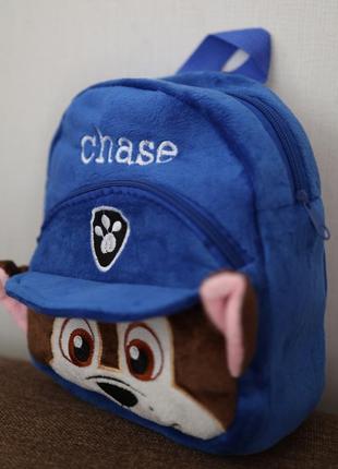 Рюкзак щенячий патруль гонщик чейз рюкзачок для мальчика детские рюкзаки в садик...