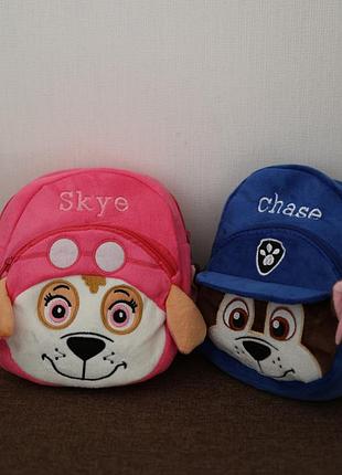 Рюкзак щенячий патруль гонщик чейз рюкзачок для мальчика детские рюкзаки в садик...