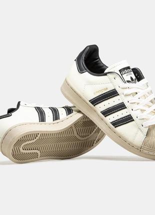 Кроссовки adidas superstar белые с черным повседневные кеды на лето адидас суперстар низкие стильная обувь