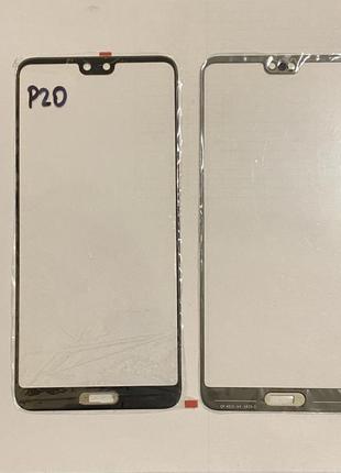 Huawei p20 / eml- l09 / eml- l29 скло для ремонту дисплея black