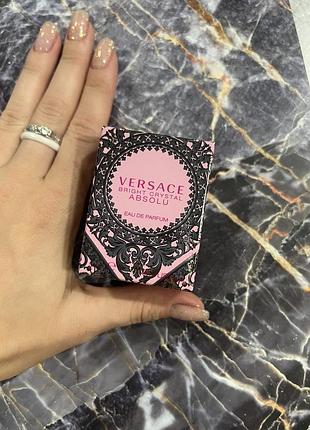 Оригінальний парфюм versace bright cristal absolu (mini 5ml )