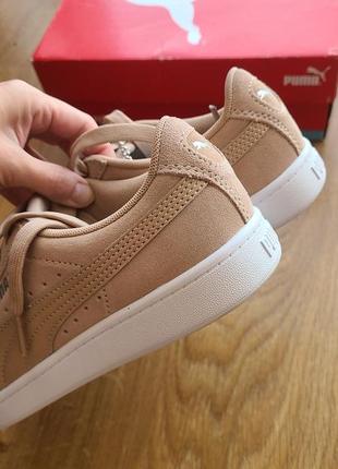 Puma suede базовые кеды3 фото