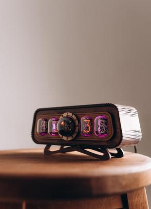 Настільний годинник, годинник nixie на лампах ин-12 з декатроном ог-41 фото