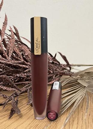 Оригинальный loreal лореаль l'oreal paris rouge signature матовая стойкая жидкая помада для губ 103 i enjoy