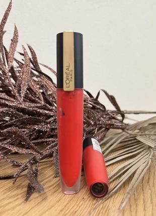 Оригинальный loreal лореаль l'oreal paris rouge signature матовая стойкая жидкая помада для губ 113 i don’t