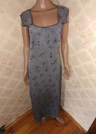 Легка довга сукня в підлогу3 фото