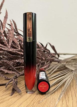 Оригинальный l'oreal paris rouge signature brilliant глянцевая стойкая жидкая помада be innovative тинт для губ 311 be brilliant loreal лореаль