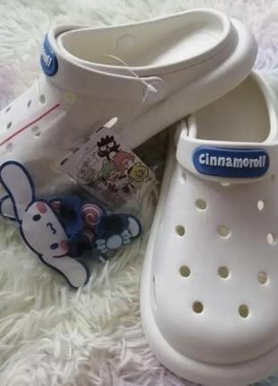 Капці croсs в стилі cinnamoroll7 фото