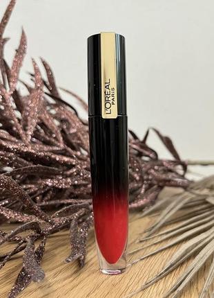 Оригинальный l'oreal paris rouge signature brilliant глянцевая стойкая жидкая помада be innovative тинт для губ 308 be demanding loreal лореаль