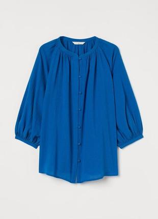 Новая натуральная блуза h&m, хлопок + лен