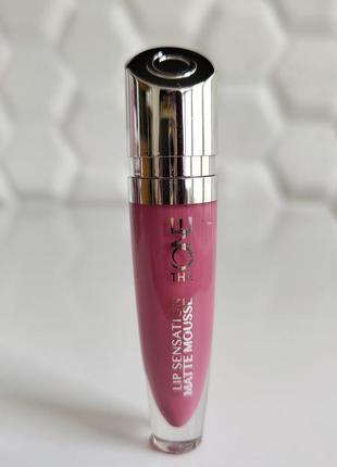 Жидкая матовая помада мусс орифлейм oriflame the one matte mousse satin rose 31945