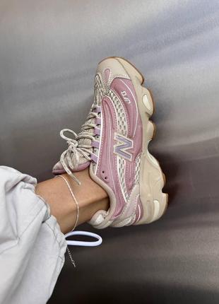 New balance 1000 pink beige, женские кроссовки, мужские кроссовки демисезонные, кроссовки женски