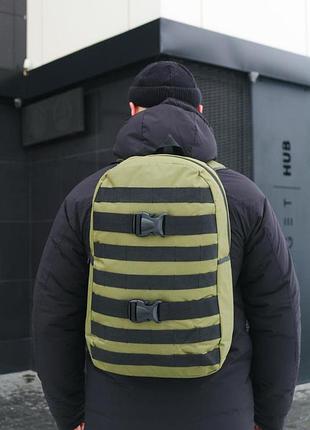 Армійський тактичний рюкзак, рюкзак туристичний, рюкзак дорожній міський fazan v2 хакі shop
