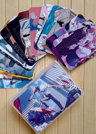 Ломокарти людина-бензопила chainsaw man 20 карток