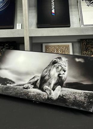 Нарды из стекла, лев, 61×27×5 см, арт. 250091